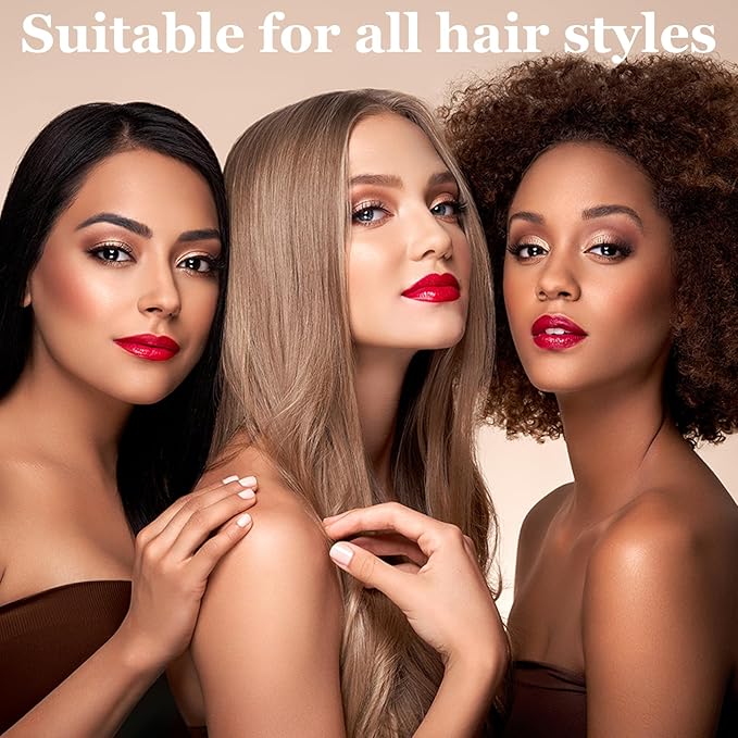 4 pcs Afro Puff Hair Tie Satin Hair Scrunchies, Black and Brown Adjustable Hair Ties, Adjustable Hair Ties for Thick Hair, Long Style No Slip Headband Afro Puff Hair Tie, Easy Use Hair Accessories