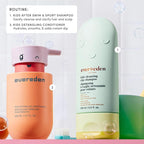 Evereden After Swim & Sports Kids Shampoo: With Cleansing Clay | Detoxifies Hair & Scalp from Chlorine, Dirt, and Sweat | Clean & Vegan Kid Shampoo for Daily Use and Any Hair Type