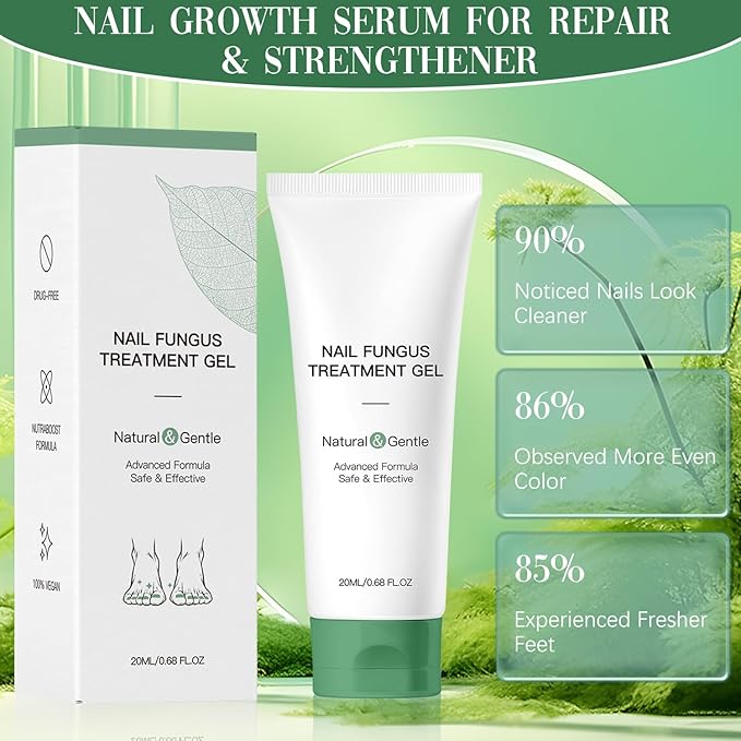 2PCS Nail Repair Gel – Multi-Purpose Nail Repair, Nail Growth Serum for Damaged Nail