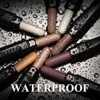 Gold Eyeshadow Stick Makeup Set 6PCS, Neutral Shimmer And Matte Cream Eye Shadow Palette, Metallic Bronze Smoky Eyeliner Brightener Crayon Pencil Kit, Ideal Gift for Women -Golden Amber