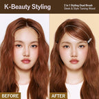 Hype Fit Hair Mascara – Flyaway Slick Stick & Edge Control with Dual-Brush Design for Precision Styling, Lightweight Non-Greasy Natural Hold, Easy-Wash Formula