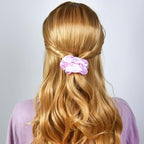 Satin Hair Scrunchies for Women - JGQUR 30 Pack Black White Pink Red Big Scrunchie for Girls Seamless Elastic Small Hair Ties Ponytail Holders Hair Accessories, Yoga, Sleep, Daily Use