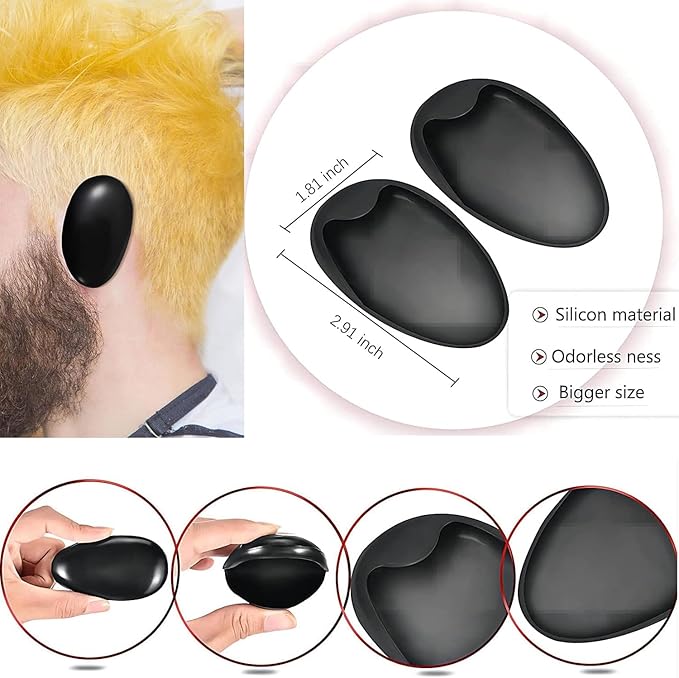 20 Pcs Hair Dye Brush and Bowl Set, Hair Dye Coloring Kit, Hair Coloring Bleaching, Hair Dye Tools for DIY Salon. Hair Tinting Bowl/Dye Brush/Ear Cover/Gloves/Tint Comb