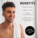 BRO MASK Under Eye Patches for Men with Hydrogel (2 x 6 pairs) - Anti-Aging Korean Eye Masks for Dark Circles and Puffiness- Puffy Under Eye Treatment - Perfect Skin Care Stocking Stuffers for Men