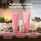 Trybello Hair Helper Spray - Hair Growth Serum with Biotin & Castor Oil - Caffeine Infused Hair Treatment for Thicker, Fuller Hair - Repair Thinning Hair Naturally - Vegan, Cruelty-Free Formula, 4Pack