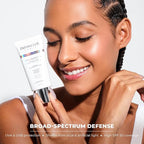 Infinitek Paris Skin Care Face Sunscreen Tinted Mineral Moisturizer Lotion SPF 50, 1.75Fl Oz - UVA/UBV and Blue Light Protection, Matte Finish, Water Resistant, Daily Lightweight Facial Sunblock