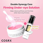 COSRX Pink Peptides Collagen Hydrogel Eye Patch for Puffy Eyes and Dark Circles, Under Eye Mask, 60 Under Eye Patches, Korean Skin Care - Stocking stuffers for women