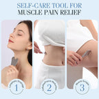 2Pcs Gua Sha Facial Tools Set,Guasha Massage Tool for Face&Body, Manual Massage Tool for Lymphatic Drainage &Jawline Sculpting & Puffiness Reducing,Gua Sha Muscle Scraper Tool,Skin-Care Tool