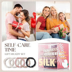 5 Pack Mulberry Silk Scrunchies for Women–22 Momme 6A Grade Hair Ties, Anti-Frizz & Anti-Breakage, Gentle & Safe for All Hair Types, Daily Styling&Overnight Care