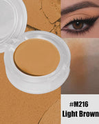 Single Matte Eyeshadow, Light Nude Brown Eye Shadow Palette Makeup for Older Women, High Pigment Waterproof Pressed Eye Shadows Powder with Smooth Lightweight,Blendable for Daily Eye Look-216