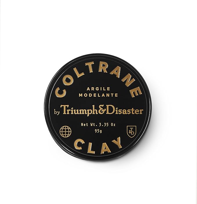 TRIUMPH & DISASTER Coltrane Hair Clay Pomade – Medium Hold, Matte Finish Styling Paste for Men and Women with Smoky Earth Scent, 95g