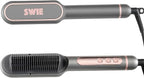SWIE Straightening Brush Styler. Quicker, Easier and More Convenient Straightener for Smooth, Shiny and Frizz-Free Hair. Versatility in Styling - Straight, Soft Curl or Waves. for All Hair Types