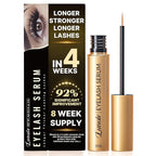 Eyelash Growth Serum with Advanced Formula: Rapid Eye Lash Enhancing Serum for Eyelash and Eyebrow Growth in 3-4 Weeks - Boost Longer Thicker and Fuller Lashes (3ML)