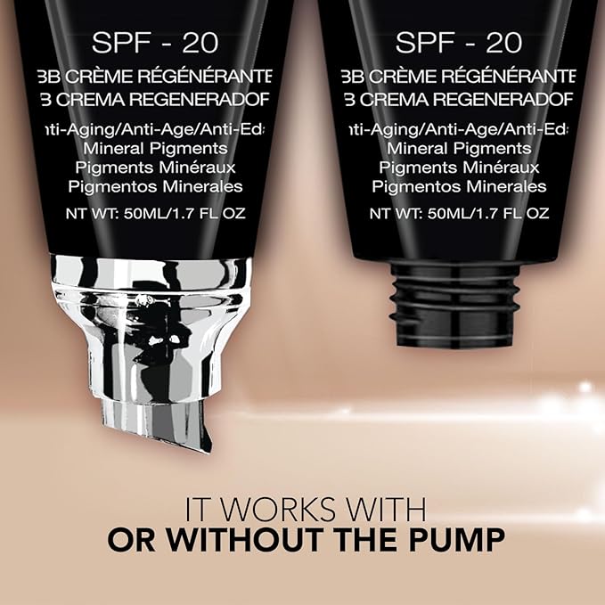 Bellapierre BB Cream SPF 20 – Mineral Sunscreen & Liquid Foundation, Lightweight Face Moisturizer with Buildable Coverage, Matte Finish, Non-Toxic, Paraben-Free, Cruelty-Free – 1.7 oz - Tan