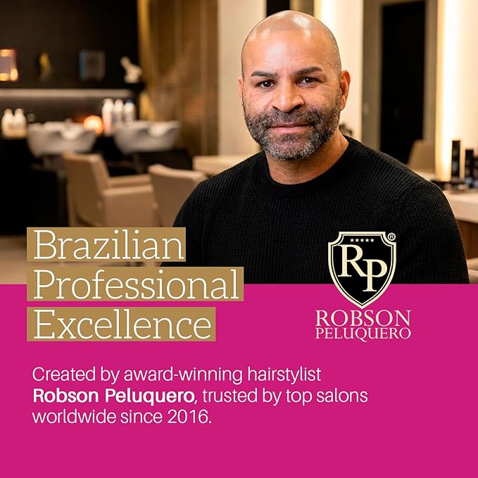 Robson Peluquero Pink Hair Gloss Toner for Blonde Hair, Champagne Blonde | Neutralize, Correct, Enhance Color & Hydrates | No Yellow Orange & Red Tones for Brassy Hair, Bleached, Highlights - 34 Fl.oz