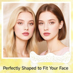 Glitter Freckles Face Tattoo - Gold Freckles Temporary Tattoos, Body Face Glitter for Women Girls, Cute Star Sparkle Patches Makeup Accessories for Festival Rave Parties Halloween, Gold 6 Pcs