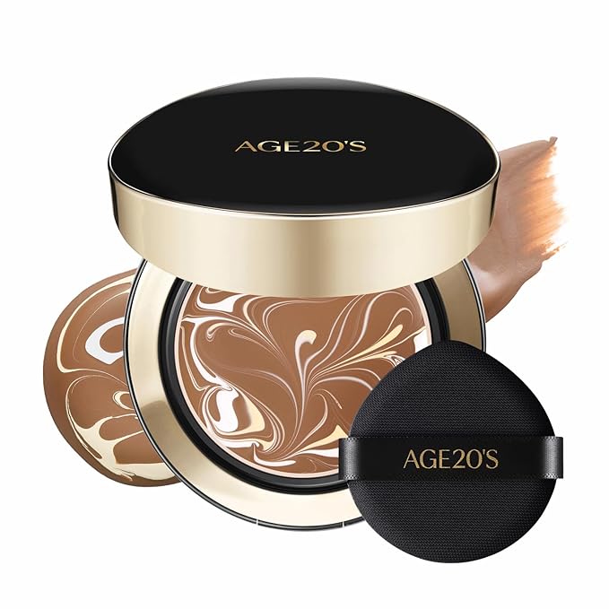 [NEW] AGE20'S Signature Essence Pact | 31N TOFFEE | Vegan Korean Cushion Foundation | Pack of 1 | Cream Foundation, Dewy & Glow Finish, Natural Coverage, SPF 50+