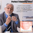 LePinko Professional Nail Scissors Kit, Micro-serrations Blades, Both for Manicure and Pedicure, Stocking Stuffers Gifts For Men and Women