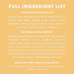 100% Natural Lip Scrub, Vegan Conditioning Gift