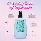 The Fox Tan Hydrating Body Spray, Long-Last Fragrance Perfume Mist, Soothing & Moisturizing, Tropical Scent, Vegan & Cruelty-Free, 220mL