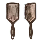 Paddle Hair Brush for Women-Detangling Cushion Brush with Soft Ball-Tip Bristles,Anti-Static Wide Brush for Wet Dry Hair,Smooth Comfortable Scalp Care