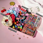 YANRONG Hair Accessories Set - 1189 PCS Candy Colors Nylon Hair Ties, Disposable Rubber Bands, Hair Bands, and Hair Clips for Women and Girls - Hair Accessories