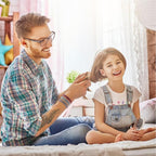 Bessrung 100 Pcs Thick Seamless Hair Ties, Ponytail Holders, Pink, No Damage for Thick Hair, Valentine's Day Christmas Gift