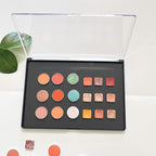 2 Pack XL large Magnetic Makeup Palette with Clear Top, Empty Cosmetics Pan Dispensing Storage Box with 40pcs Metal Sticker for DIY Eyeshadow Lipstick Blush Powder- 9.25'' x6.57''