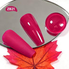 18ml Rose Red Nail Polish Large Volume Quick Dry Nail Polish, Long Lasting Shine, Fingernail Toenail Nail Art DIY Home Travel Nail Art Gift