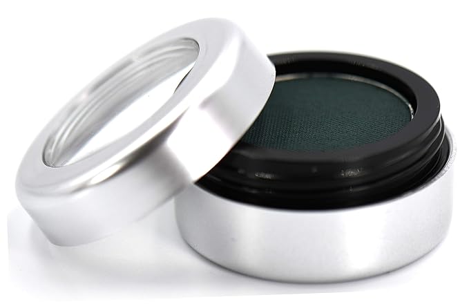 Matte Forest Emerald Green Cake Eyeliner & Pressed Eyeshadow, Water Activated Powder; Gluten & Cruelty Free