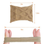 25 PCS Hair Ties, Soft Seamless Cotton & Nylon Elastic Ponytail Holders, No Damage Rubber Bands for Thick Hair, Stretchy Hair Accessories for Girls & Women