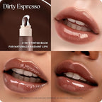 Nature Republic Honey Melting Lip Butter Balm – Moisturizing Tinted Balm with Peptides, for Sheer & Glossy, Smooth & Soft Lips, Stocking Stuffers (Dirty Espresso)