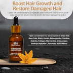 Ultra Restore Hair Growth Serum -Promote Fuller Hair Growth and Reduce Hair Loss, Nurtures Hair Follicle, Hydrates the Scalp, Detox Scalp -Stem Cells, Ashwagandha, Biotin, Keratin
