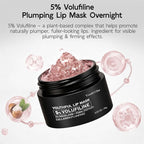 YouthVibe Lip Sleeping Mask Overnight Moisturizing - 5% Volufiline, Squalane, Shea Butter, PDRN & Collagen Hydrating Lip Mask for Dry, Flaky Lips