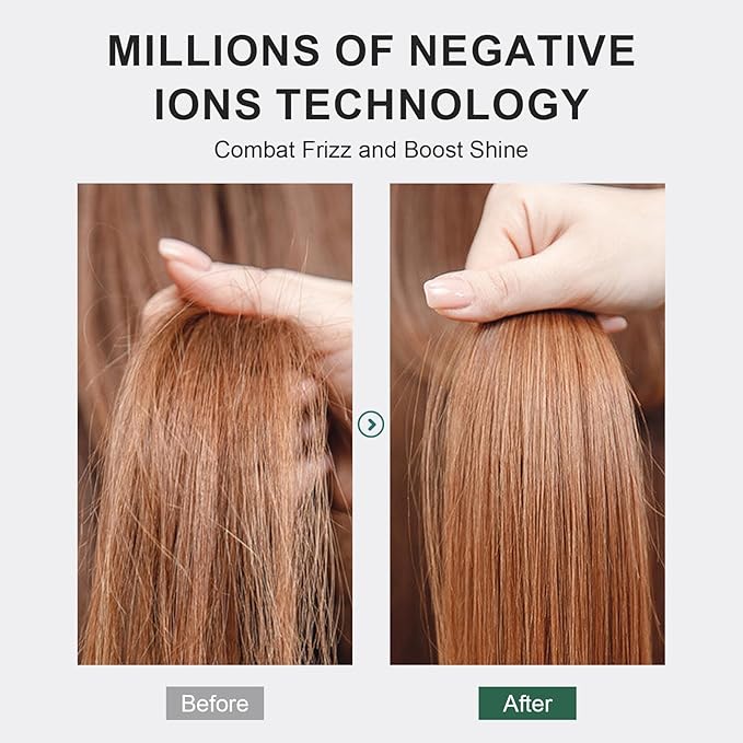 Dual Voltage Travel Dryer Styler in One, 2 Inch Oval Jet Brush for Worldwide Use, 110-240V European Hair Dryer & Volumizer with Universal Adapter