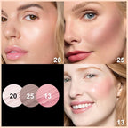 FOCALLURE 3 Pcs Cream Contour Sticks,Shades with Highlighter & Bronzer & Blush,Non-greasy Long-wear Face Contouring Pen,Easy to Sculpt the Face and Create a Lightweight Finishing Makeup,FAIR-LIGHT