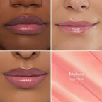 Thrive Causemetics Sheer Strength Lip Plumping Peptide Gloss, Lip Plumper with Vitamin E, Peptides, Plumps, Smooths & Hydrates Lips, High Shine, Vegan & Cruelty Free, Marlene (Light Pink)