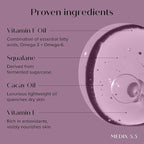 MEDIX Body & Face Moisturizer 20% Vitamin F Oil Hydrating Body Booster & Face Serum | Concentrated Vitamin F + Vitamin E Oil Super Serum For Skin Barrier | Crepey Skin Treatment, 1.7 Fl Oz