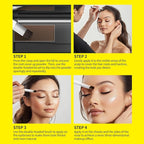 SEVICH Root Touch Up Hair Color Powder with Mirror & Brush – Instant Gray Hair Cover Up, Waterproof Sweatproof Formula, Natural Finish for Hairline & Bald Spot, 48H Long Lasting, Black