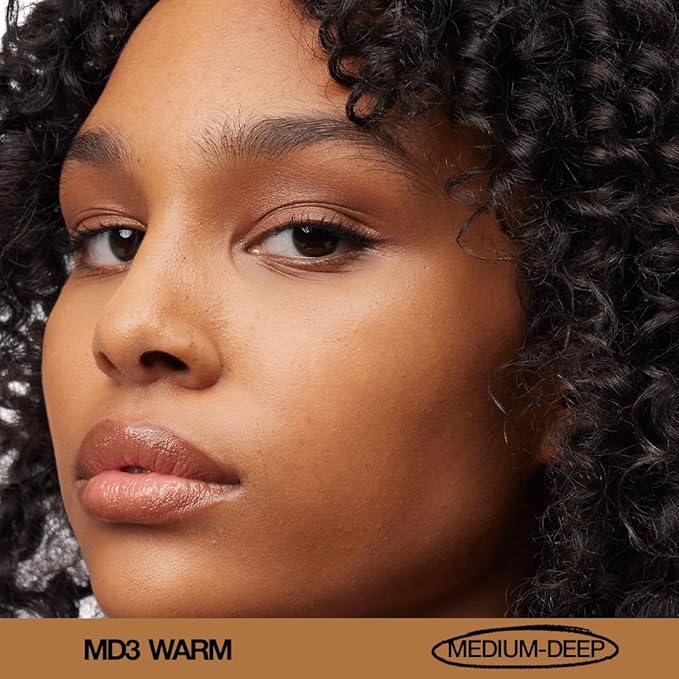 about-face THE PERFORMER Skin-Focused Foundation MD3Warm– Medium Coverage, Long-Wear, Breathable & Buildable Base – Clean, Vegan, Hydrating Formula with Blue Agave & Chlorella – 1.08oz