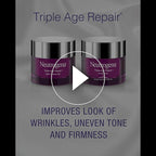 Neutrogena Triple Age Repair Face Moisturizer - with Hexinol Technology & Vitamin C, Anti-Wrinkle Face Cream with SPF 25, Visibly Reduces Wrinkles & Firms Skin, 1.7 oz