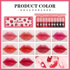 10 Colors Lip Tint Stain Set, Korean Moisturizing Moisturizing