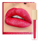 Oulac Red Lipsticks for Women Metallic Lipstick, Long Lasting Lip Gloss Waterproof, Glitter Lipstick Lip & Eye 2 IN 1, High Impact Lip Color, No Transfer, Vegan MD07