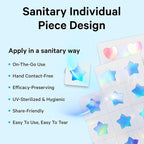 Sosky Hologram Pimple Patches for Face, Hydrocolloid Acne Patches with Salicylic Acid, Cute Star Zit Stickers,Colorful Blemish Covers,48 Count Blue Butterfly