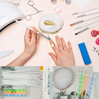 22 Pack Resin Art Palette, Makeup Mixing Palette, Gold Edge Nail Art Tool Gel Design Nail Art Makeup Mixing Tray DIY
