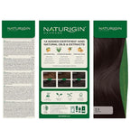 Naturigin Permanent Hair Color, 2.3 Ebony Black, Ammonia Free, 100% Gray Coverage, Nourishing Natural Formula, For All Hair Types, Long-Lasting, Vegan & Cruelty-Free, 1 Pack