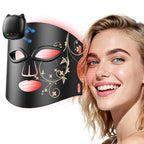 Red Light Therapy for Face – 8 Light Modes with 850nm Near-Infrared, 280 LED Face Mask Light Therapy for Skin Appearance, Fine Lines, Firming Support, FDA Cleared, Cordless Design