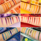 docolor Eyeshadow Palette 54Colors Gemstone Eye Shadow Palette Highly Pigmented Mattes Glitter Shimmers Smokey Cream Powder Blendable Long Lasting Waterproof Colorful Professional Makeup Palette