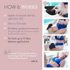 Best Bronze Tinted Self Tanner Kit Mousse with Mitt – Sunless Tanner Foam for Customizable Self Tan, Light to Dark Fake Tan – Vegan Tanning Mousse – Sunless Tanning Foam (5.07 Fl Oz & Mitt)