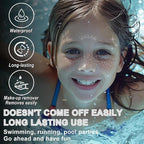 20 Pcs Face Makeup Patches, Glitter Freckles Face Tattoo for Teenagers & Young Women, Sparkle Freckles Makeup Patches, Waterproof Face Glitter Freckles for Christmas (Silver)